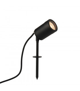 Odyssey Outdoor Spike Satin Black Paint & Clear Glass IP65-1