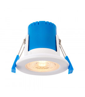 ShieldECO LED Bathroom Recessed Downlight Fixed Matt White Paint & Clear Acrylic 3000/4000/6000K IP65-1