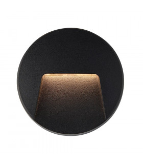 Severus CCT LED Outdoor Surface Mounted Wall Guide Light Black 3000/4000/6500K IP65-1