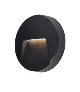 Severus CCT LED Outdoor Surface Mounted Wall Guide Light Black 3000/4000/6500K IP65-2