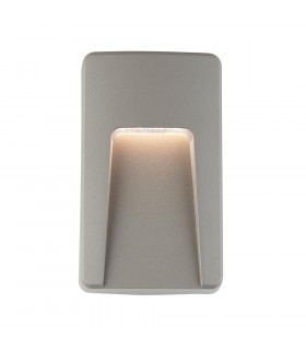 Severus CCT LED Outdoor Surface Mounted Wall Guide Light Grey 3000/4000/6500K IP65-1