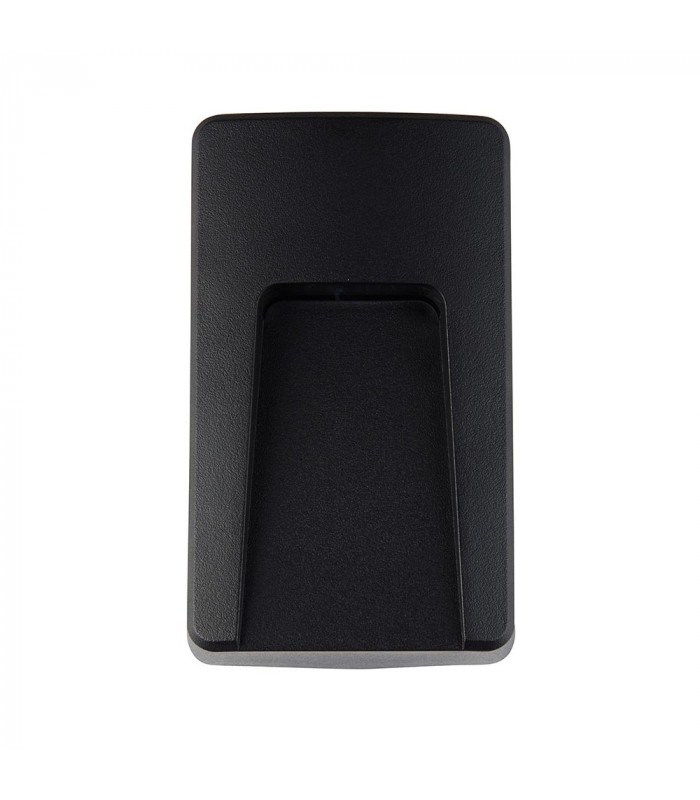 Severus CCT LED Outdoor Surface Mounted Wall Guide Light Black 3000/4000/6500K IP65-8