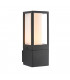 Lantern Outdoor Wall Lamp Textured Grey Paint IP44-1