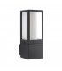 Lantern Outdoor Wall Lamp Textured Grey Paint IP44-2