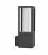 Lantern Outdoor Wall Lamp Textured Grey Paint IP44-6