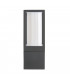 Lantern Outdoor Wall Lamp Textured Grey Paint IP44-8