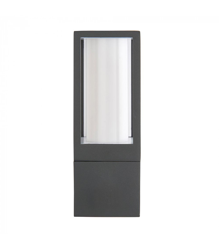 Lantern Outdoor Wall Lamp Textured Grey Paint IP44-8