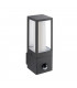 Lantern Outdoor Wall Lamp Motion Sensor Textured Grey Paint IP44-4