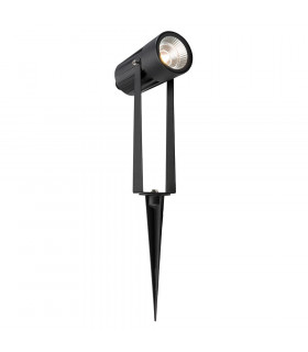 Lance LED Outdoor Spike Matt Black Paint & Clear Glass 3000K IP65-1