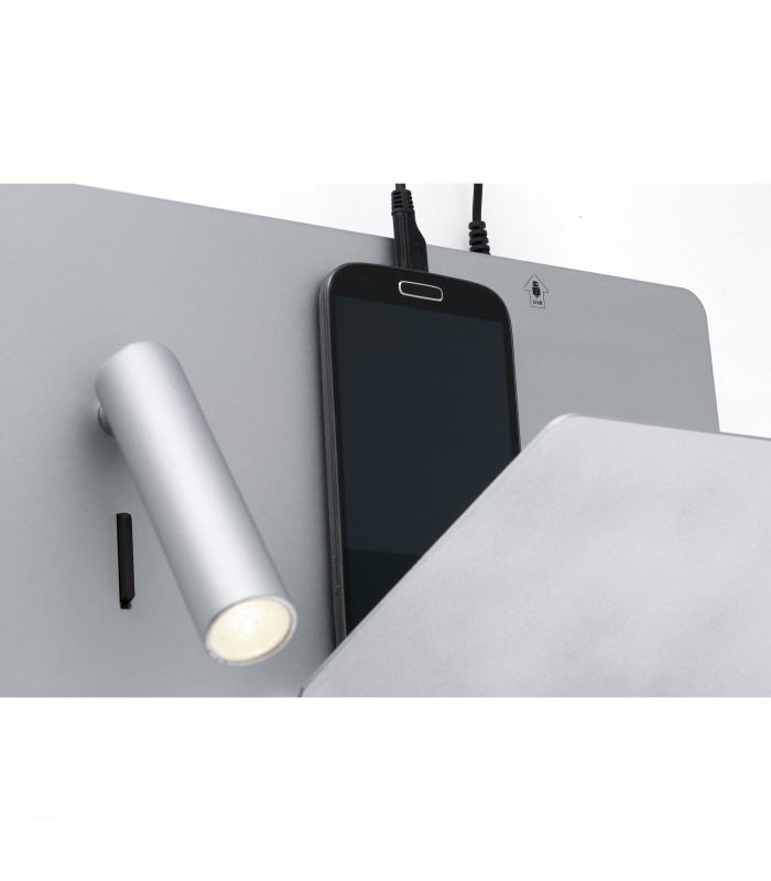 LED Indoor Wall Lamp Silver - 2