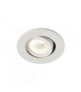 LALO Tilt LED Indoor Recessed Tilt Matt White Paint & Clear Acrylic 4000K-1