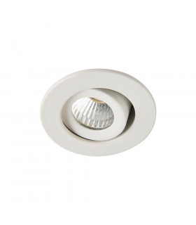 LALO Tilt LED Indoor Recessed Tilt Matt White Paint & Clear Acrylic 4000K-2