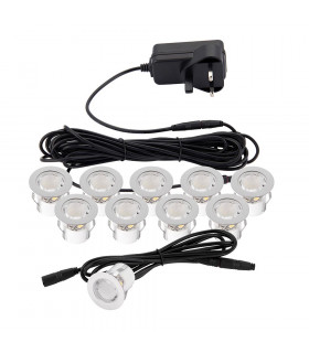 KIOS LED Outdoor Recessed Guide Polished Stainless Steel 3000K IP44-2