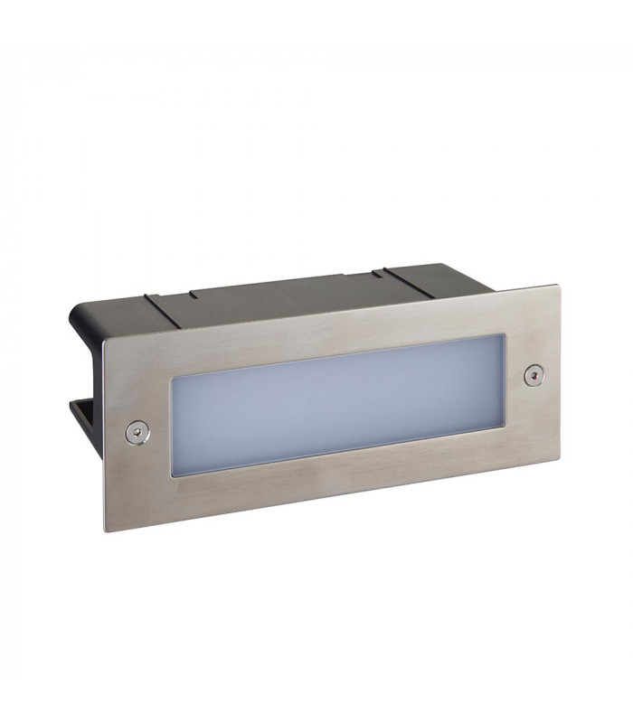 Seina LED Outdoor Recessed Bricklight Marine Grade Brushed Stainless Steel K IP44-2