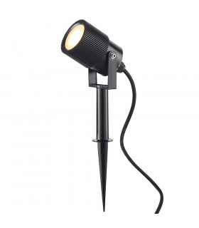 Triton Outdoor Floor Spike Frosted & Black IP65-1