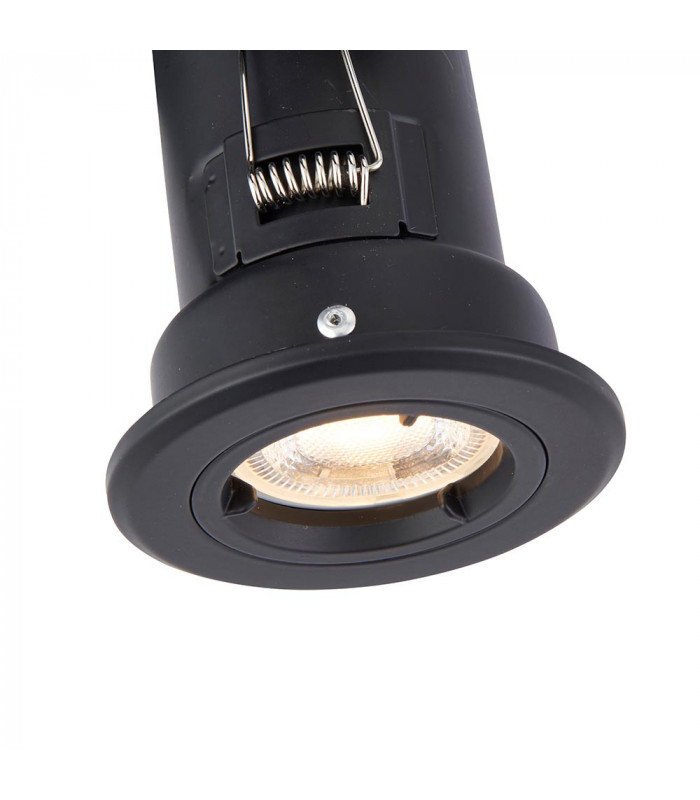 ShieldPLUS Indoor Recessed Fixed Matt Black Paint-7