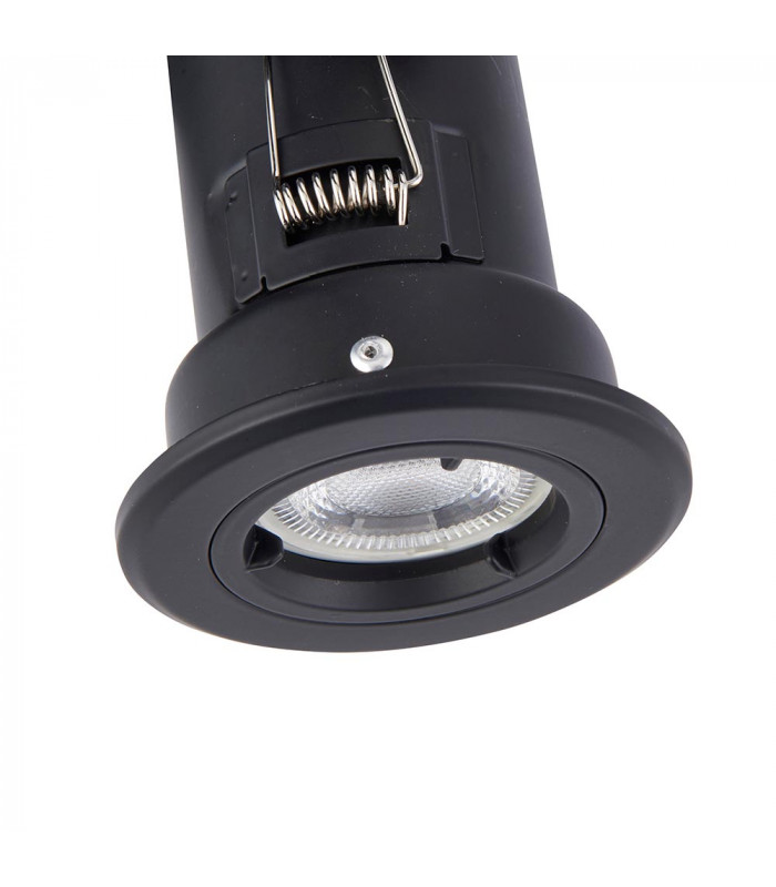 ShieldPLUS Indoor Recessed Fixed Matt Black Paint-8