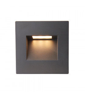 Albus CCT LED Outdoor Wall Guide Black 3000/4000/6500K IP65