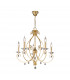 Carat Crystal Multi Arm Chandeliers 5 Light 24 Carat Gold-1