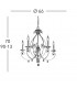 Carat Crystal Multi Arm Chandeliers 5 Light 24 Carat Gold-4