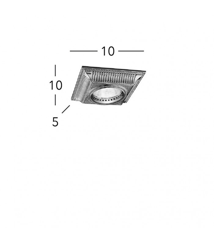 Milord Recessed Downlight Chrome-4