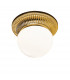 Milord Glass Globe Ceiling Light French Gold-1