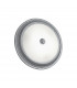 Milord Glass Decorative Flush Ceiling Light 3 Light Chrome-1