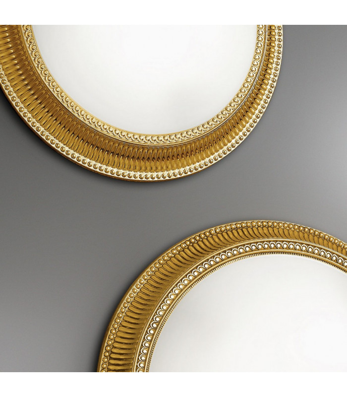 Milord Glass Decorative Flush Ceiling Light 4 Light French Gold-3
