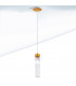 Raggio Glass Slim Pendant Ceiling Light Gold Leaf-2