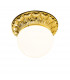 Milady Glass Globe Ceiling Light 24 Carat Gold-1