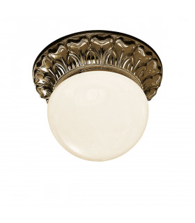 Milady Globe Ceiling Light Antique Brass-1