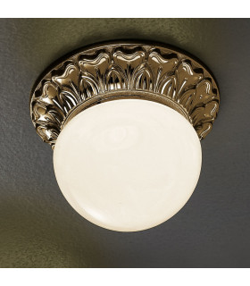 Milady Globe Ceiling Light Antique Brass-2