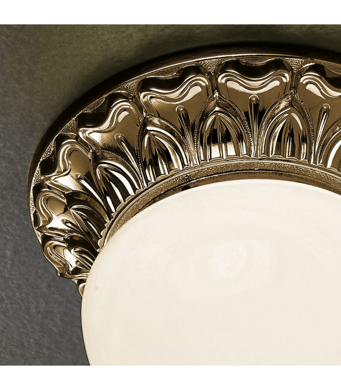 Milady Globe Ceiling Light Antique Brass-3