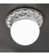 Milady Glass Globe Ceiling Light Chrome-2