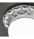 Milady Glass Globe Ceiling Light Chrome-3