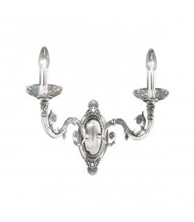 Contarini Candle Wall Lamp 2 Light Chrome-1