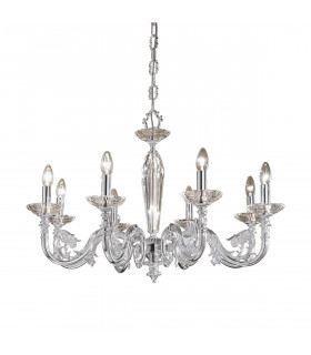 Contarini Multi Arm Chandeliers 8 Light Chrome-1
