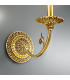 Pisani Candle Wall Lamp 24 Carat Gold-3