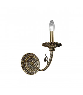 Pisani Candle Wall Lamp Antique Brass-1