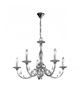 Pisani Multi Arm Chandeliers 5 Light Chrome-1