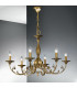 Pisani Multi Arm Chandeliers 6 Light Antique Brass-2