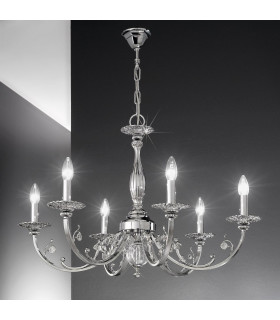 Pisani Multi Arm Chandeliers 6 Light Chrome-2