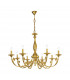 Pisani Multi Arm Chandeliers 8 Light French Gold-1