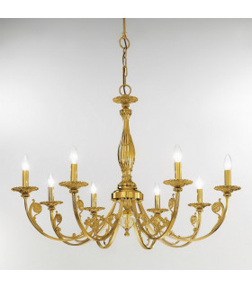 Pisani Multi Arm Chandeliers 8 Light French Gold-2