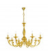 Pisani Multi Arm Chandeliers 8 Light 24 Carat Gold-1