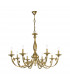 Pisani Multi Arm Chandeliers 8 Light Antique Brass-1