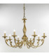 Pisani Multi Arm Chandeliers 8 Light Antique Brass-2