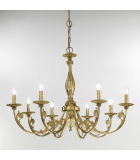 Pisani Multi Arm Chandeliers 8 Light Antique Brass-2