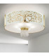 Emozione Glass Cylindrical Ceiling Light 6 Light 24 Carat Gold-2