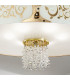 Emozione Glass Cylindrical Ceiling Light 6 Light 24 Carat Gold-3